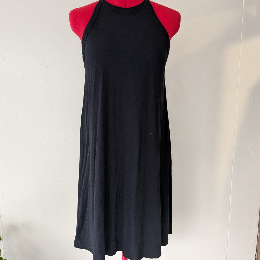 Old Navy Black Halter Mini Dress